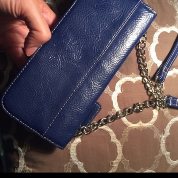 Wallet On Chain | WOC Blue Silver Hardware - Picture 4 of 7
